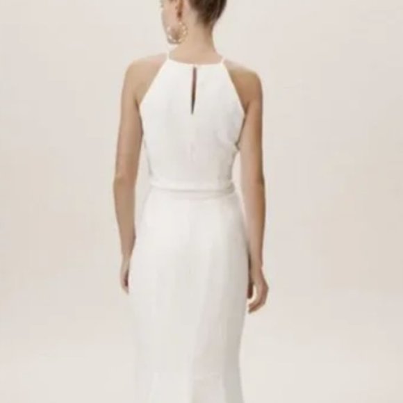 BHLDN Amy Kuschel Hayley Top Size 2 Wedding Crepe NEW - Picture 3 of 4